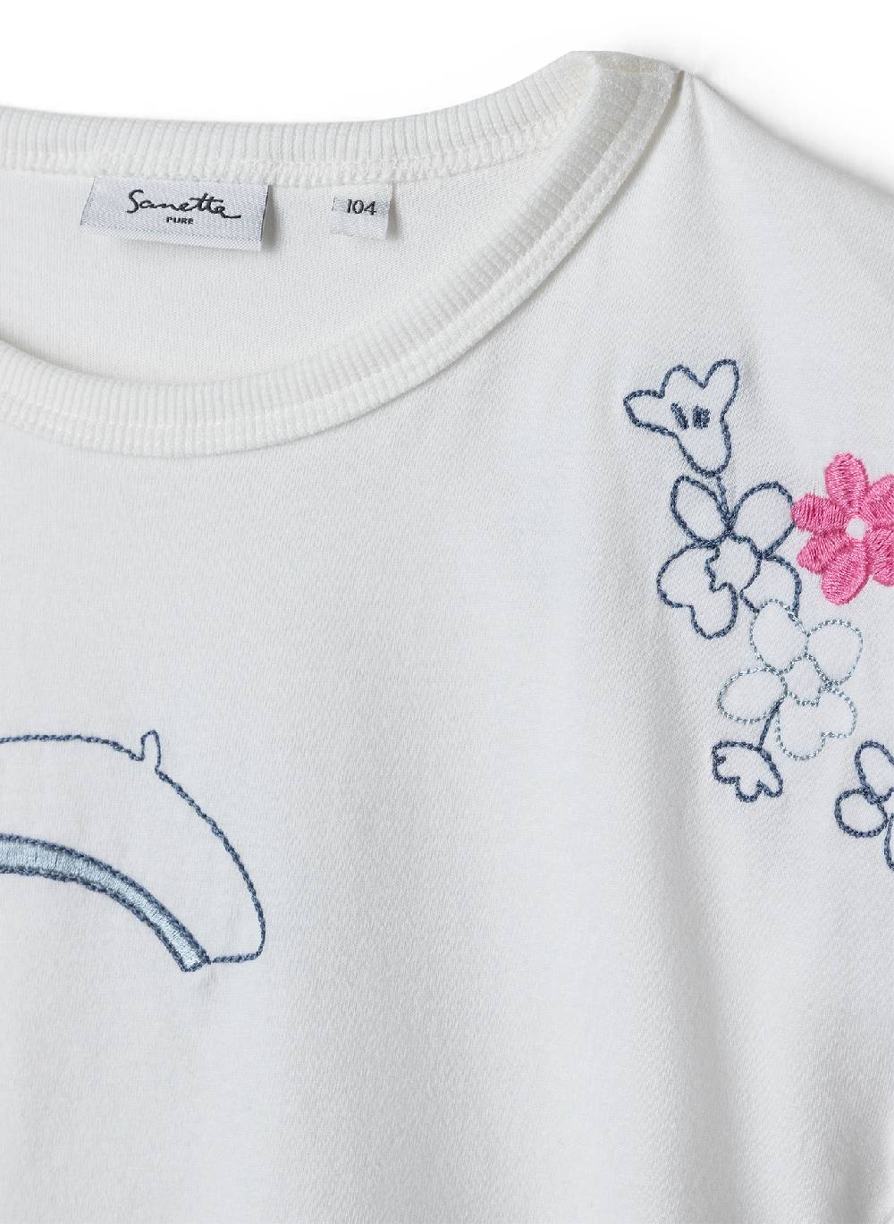 Sanetta Mädchen T-Shirt Off-White