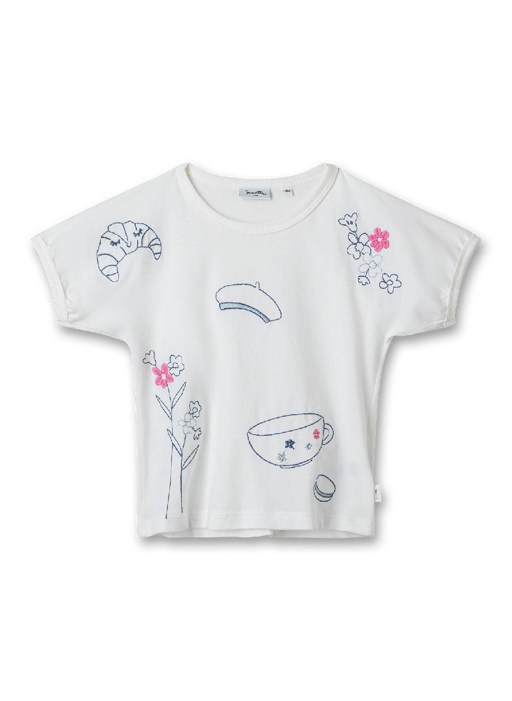 Sanetta Mädchen T-Shirt Off-White