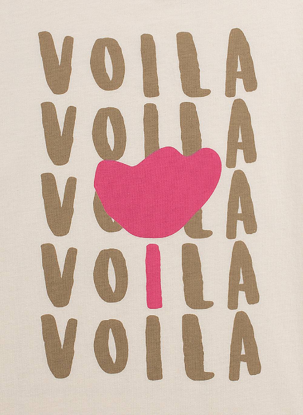 Sanetta Mädchen T-Shirt Off-White Flower