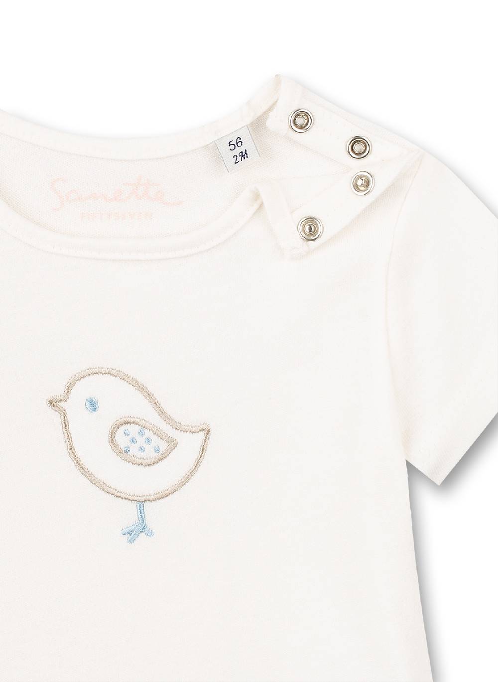 Sanetta Mädchen T-Shirt Off-White Fluffy Duckling