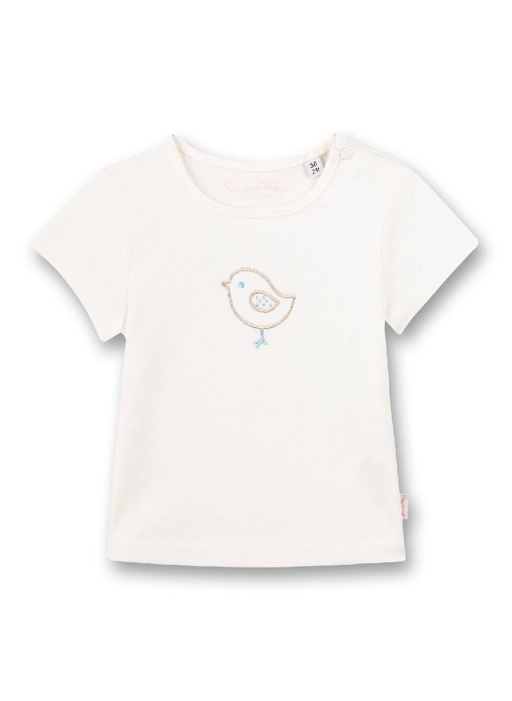 Sanetta Mädchen T-Shirt Off-White Fluffy Duckling