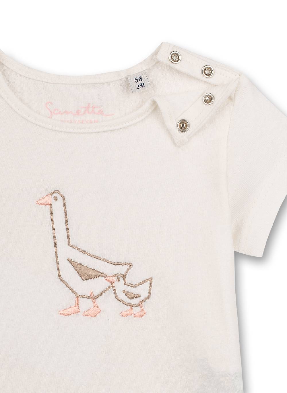 Sanetta Mädchen T-Shirt Off-White Free Bird