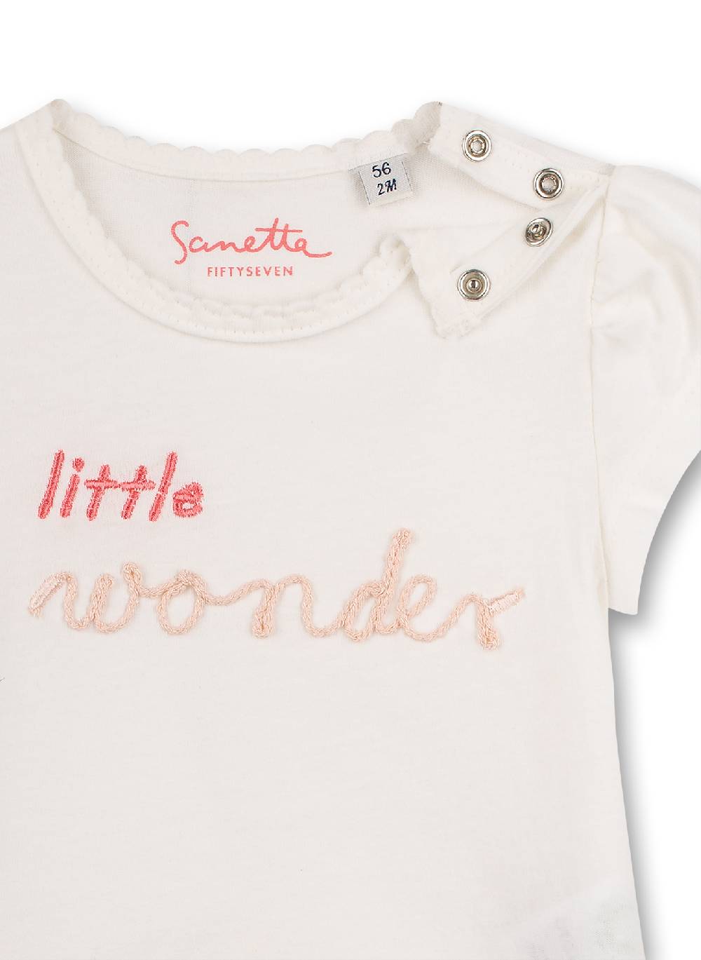 Sanetta Mädchen T-Shirt Off-White Free Bird