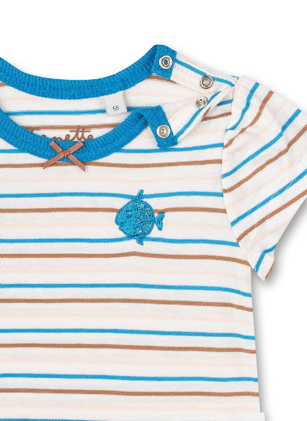 Sanetta Mädchen T-Shirt Off-White Water World