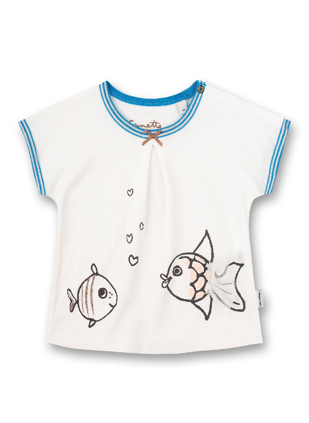 Sanetta Mädchen T-Shirt Off-White Water World