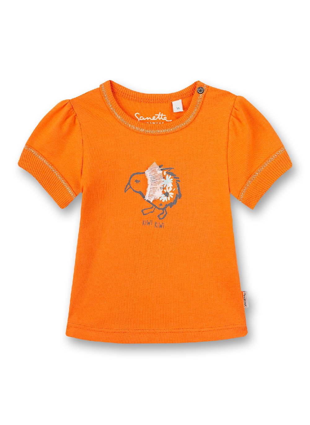 Sanetta Mädchen T-Shirt Orange Kangaroo