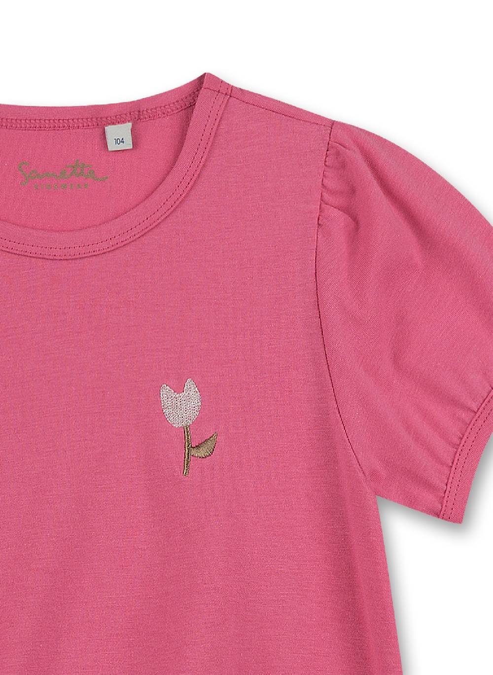 Sanetta Mädchen T-Shirt Pink Flower
