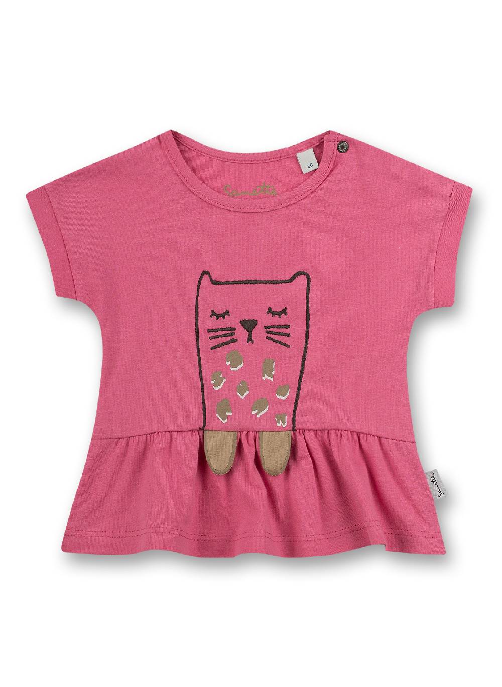 Sanetta Mädchen T-Shirt Pink Lovely Leo