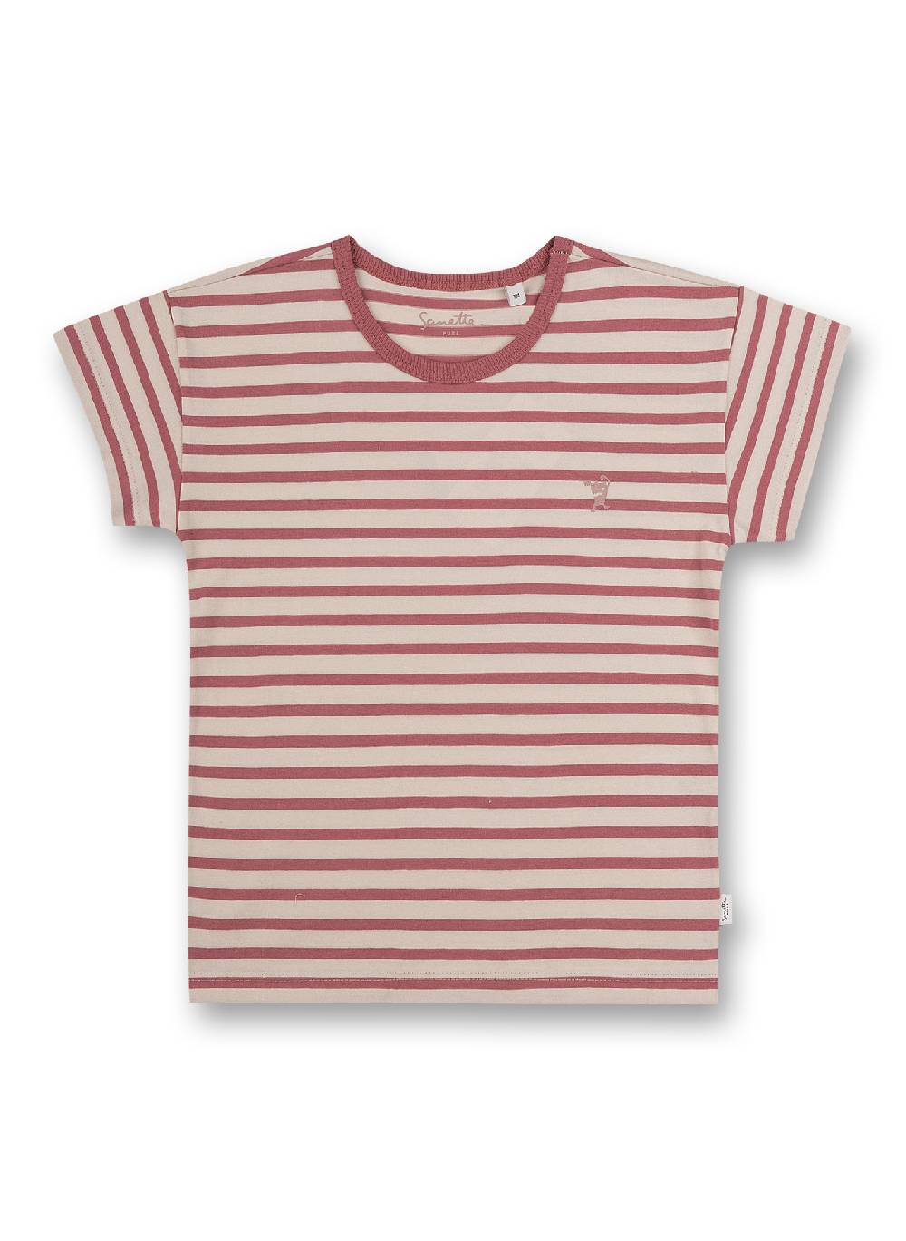 Sanetta Mädchen T-Shirt Rosa Ringel
