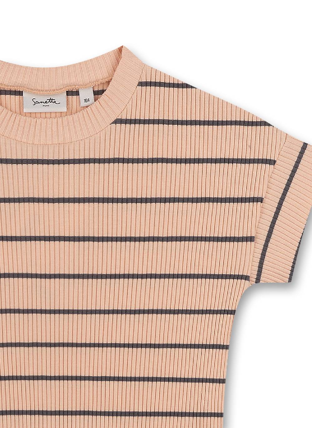 Sanetta Mädchen T-Shirt Rosa Ringel