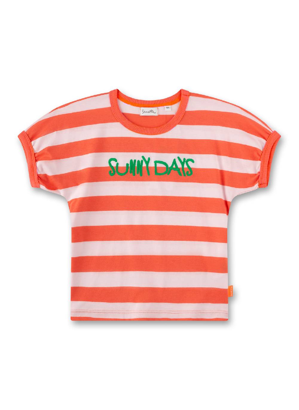 Sanetta Mädchen T-Shirt Rot gestreift