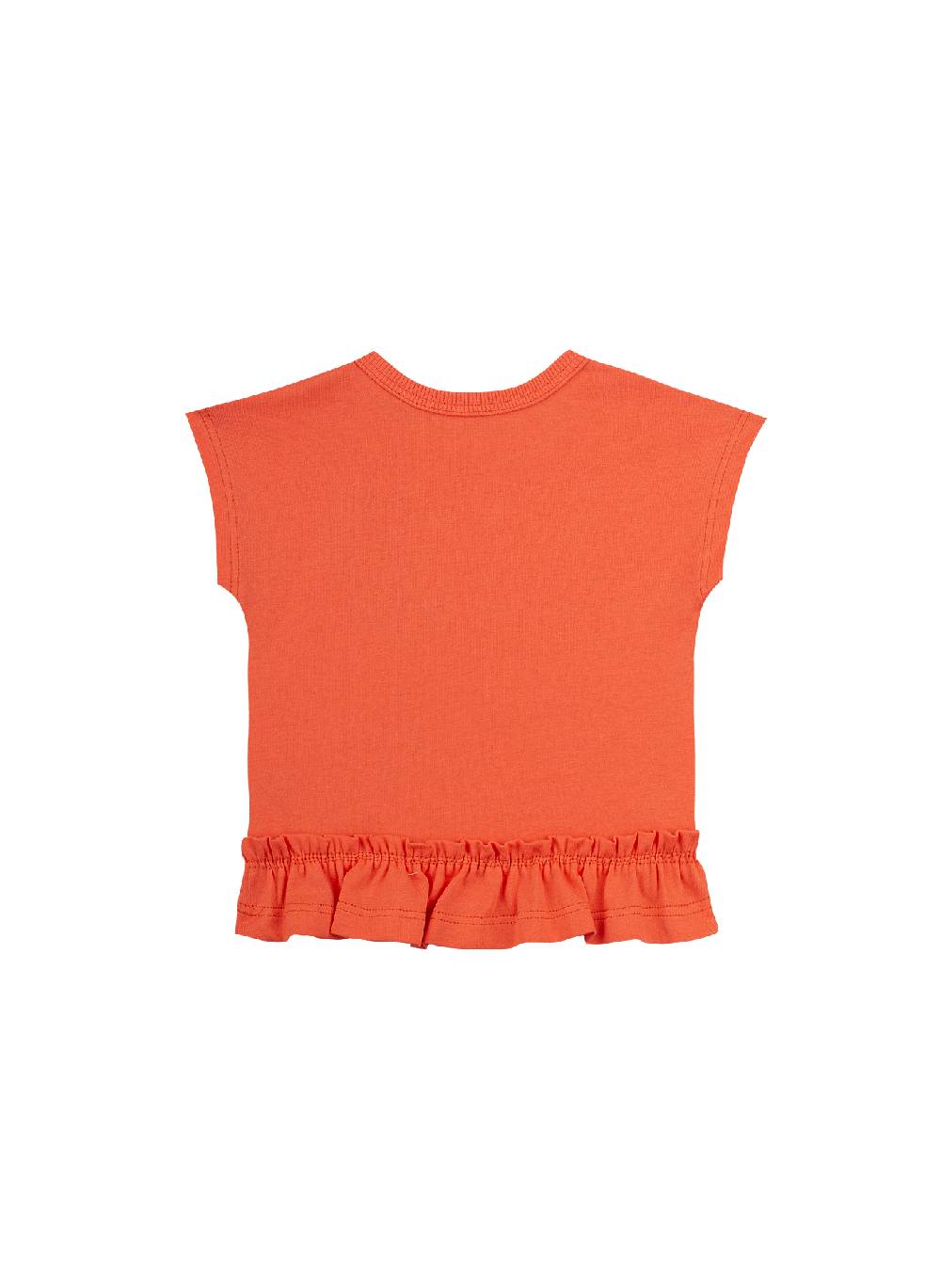 Sanetta Mädchen T-Shirt Rot Lovely Butterfly