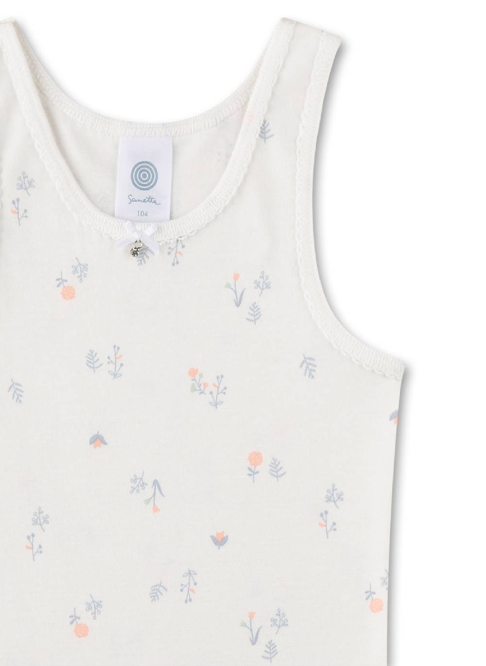 Sanetta Mädchen-Unterhemd Beige