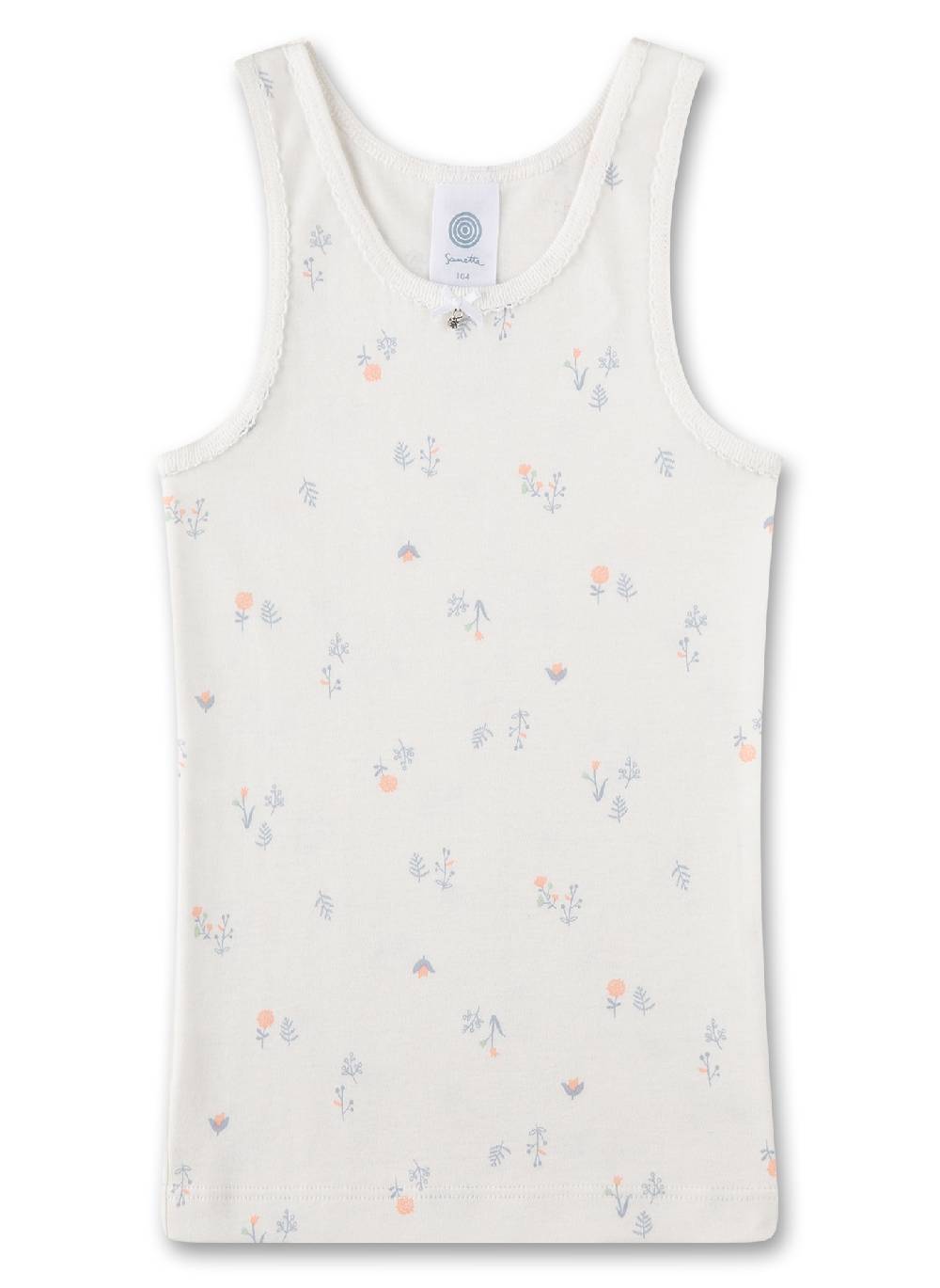 Sanetta Mädchen-Unterhemd Beige