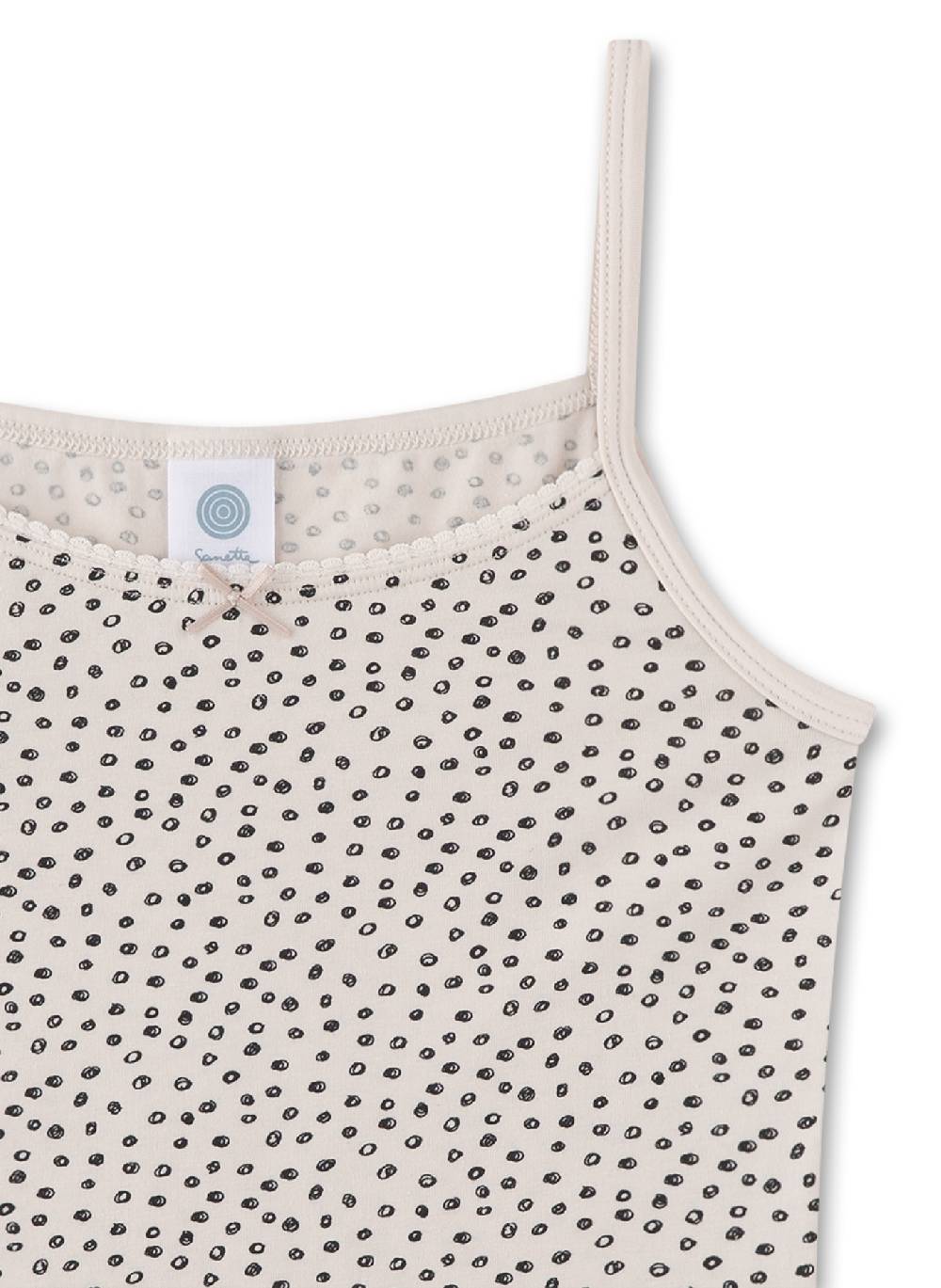 Sanetta Mädchen-Unterhemd Beige