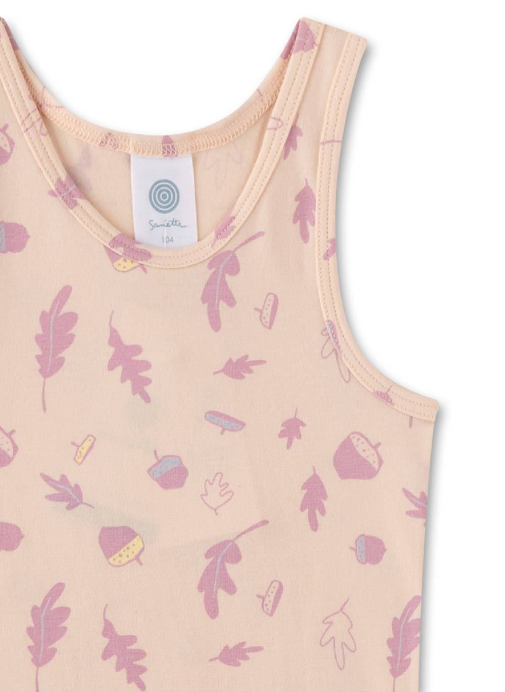 Sanetta Mädchen-Unterhemd Beige