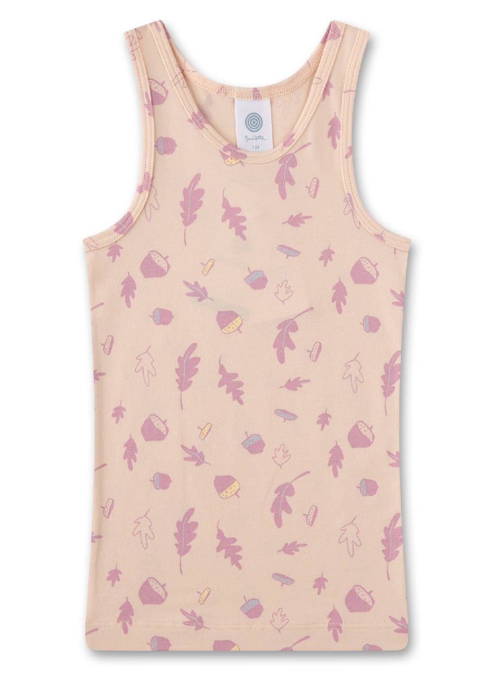 Sanetta Mädchen-Unterhemd Beige