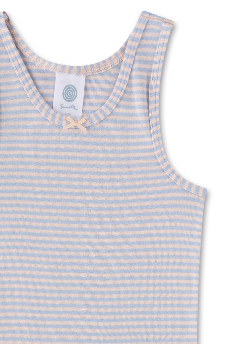 Sanetta Mädchen-Unterhemd Blau