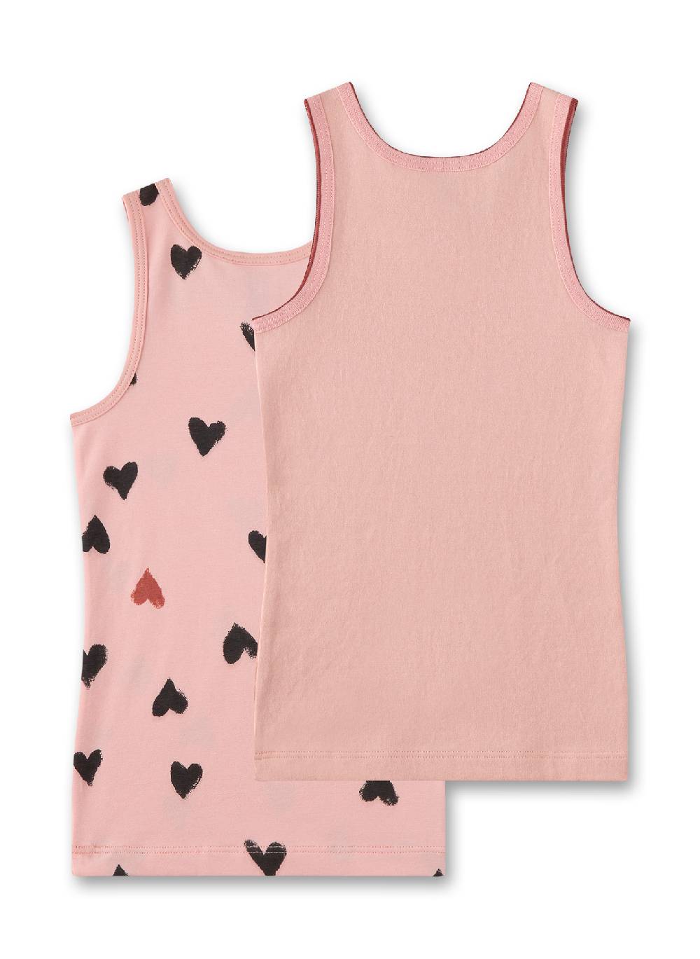 Sanetta Mädchen-Unterhemd (Doppelpack) Rosa