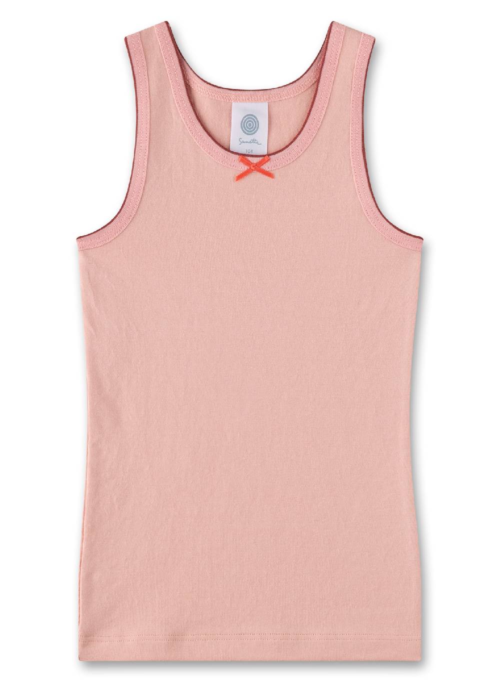 Sanetta Mädchen-Unterhemd (Doppelpack) Rosa