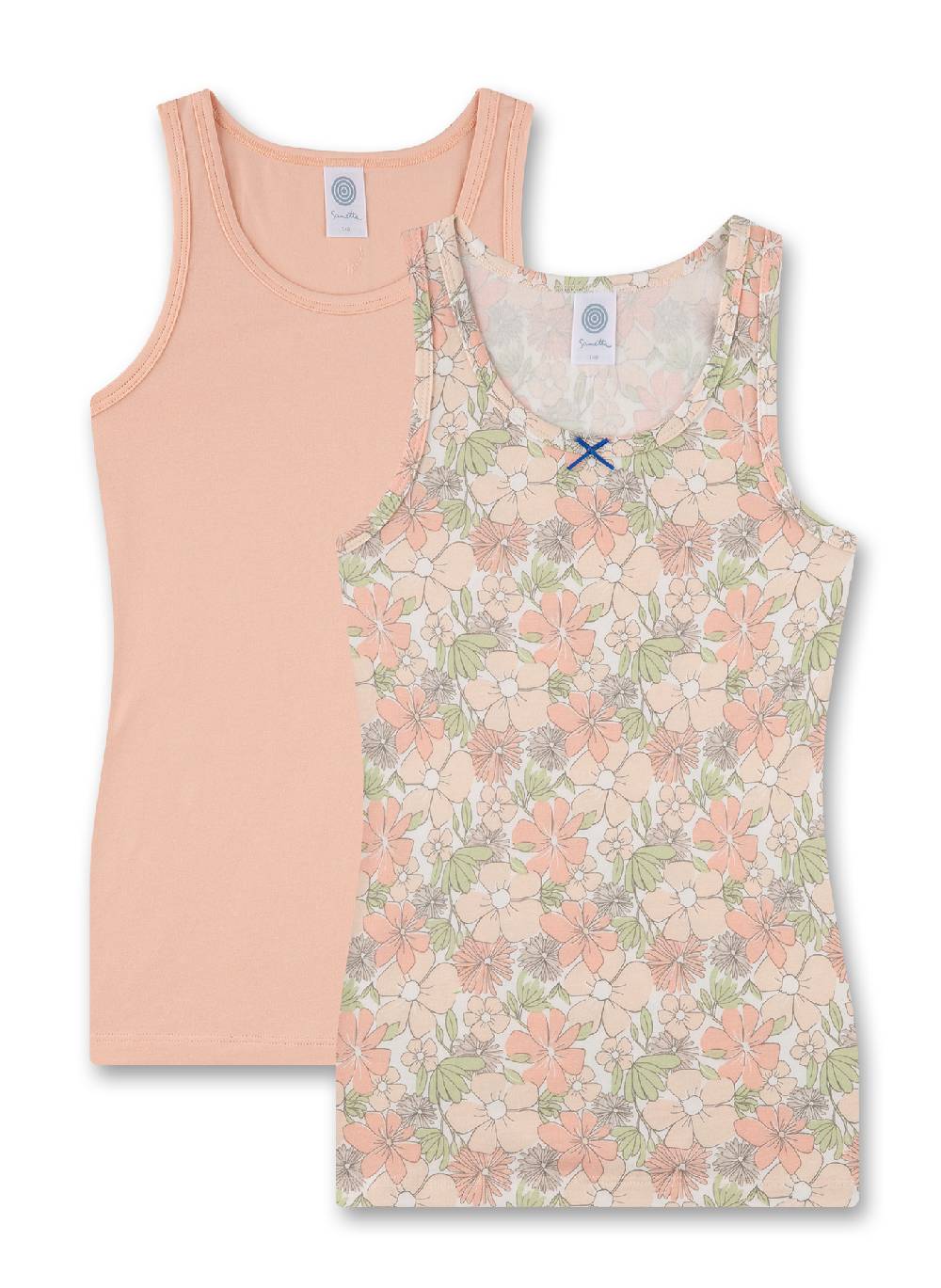 Sanetta Mädchen-Unterhemd (Doppelpack) Rosa