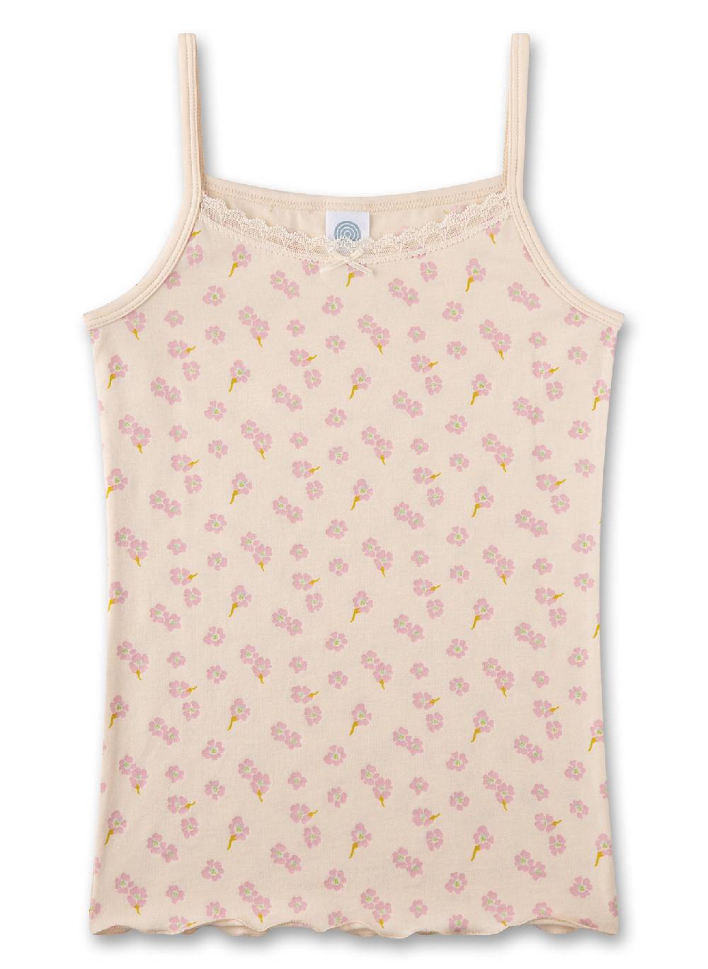 Sanetta Mädchen-Unterhemd geblümt