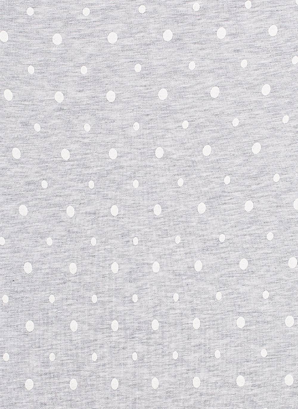 Sanetta Mädchen-Unterhemd Graumelange Dots