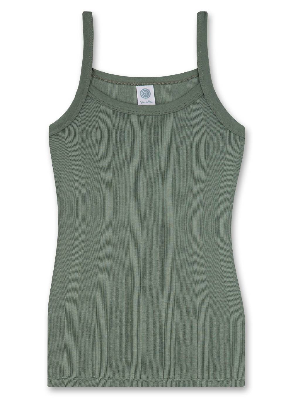 Sanetta Mädchen-Unterhemd Grün