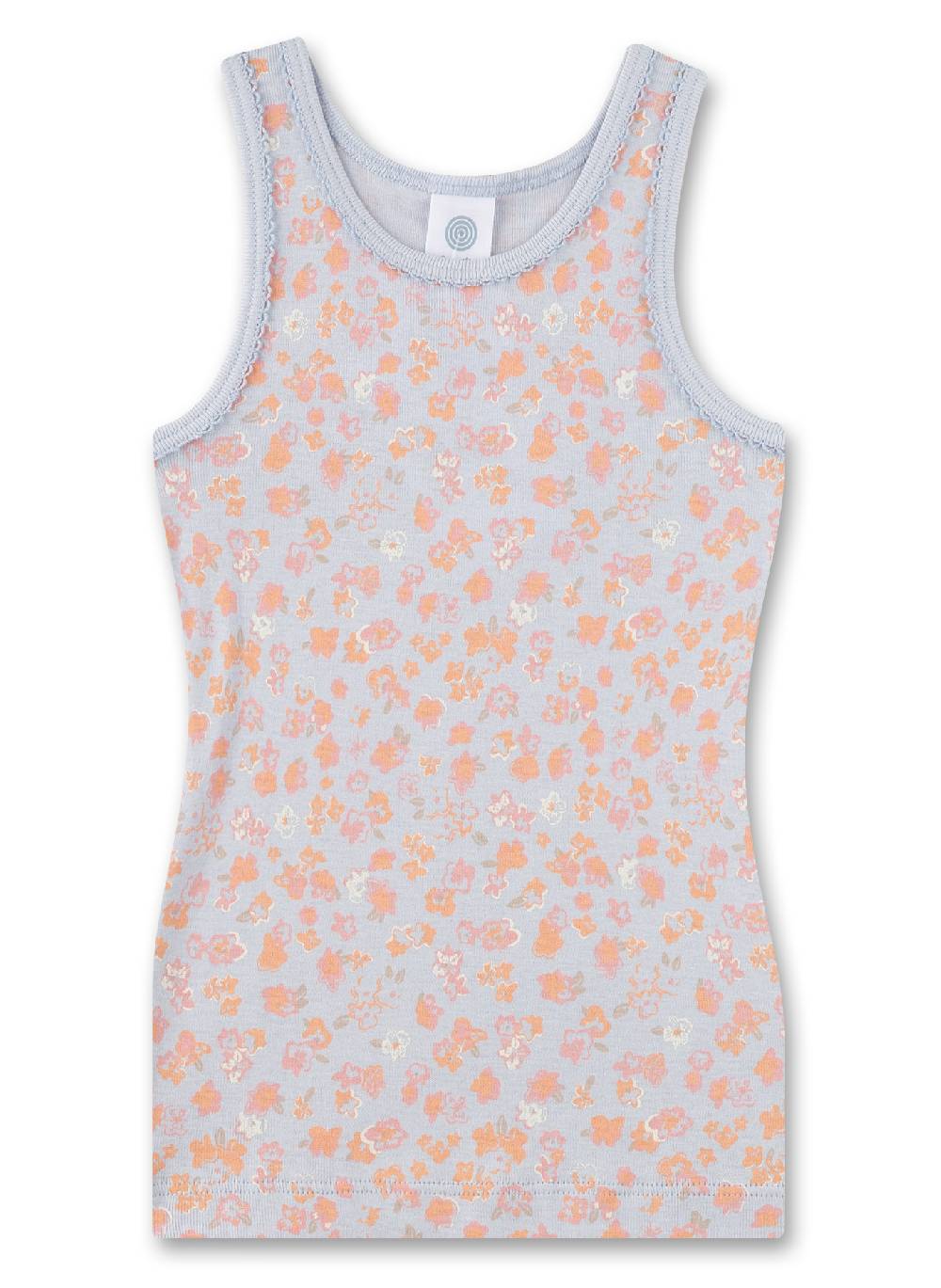 Sanetta Mädchen-Unterhemd Hellblau