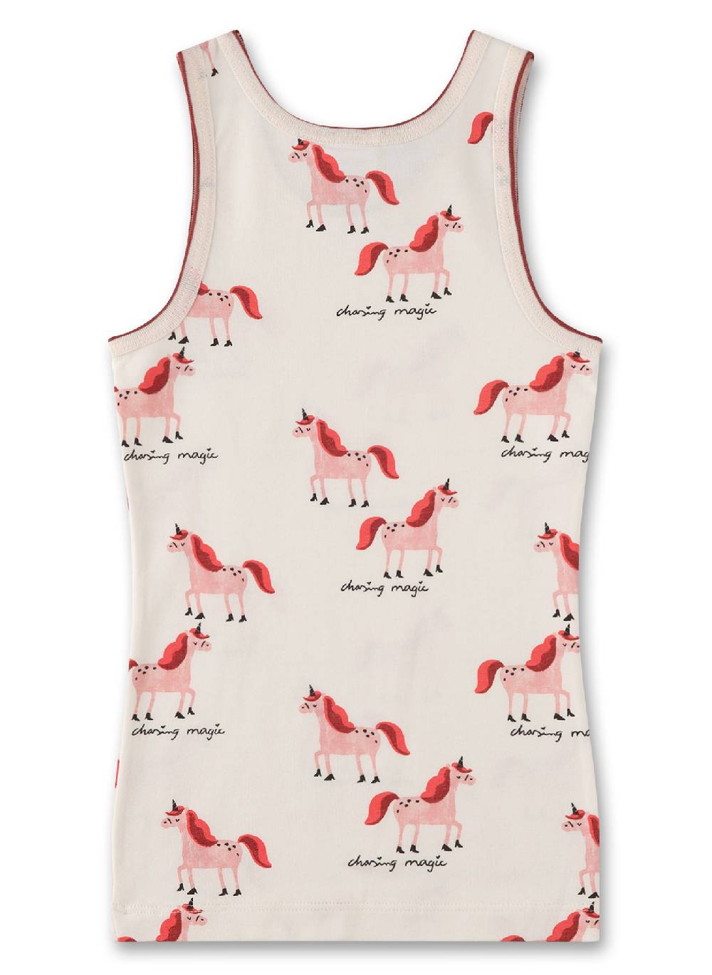 Sanetta Mädchen-Unterhemd Off-White