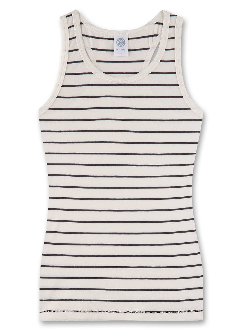 Sanetta Mädchen-Unterhemd Off-White