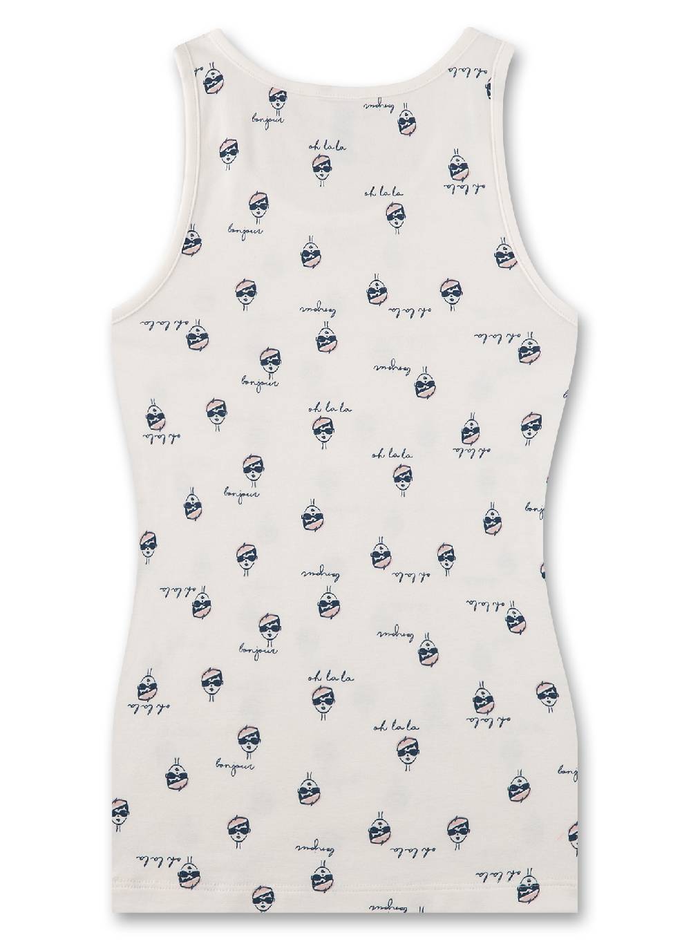 Sanetta Mädchen-Unterhemd Off-White