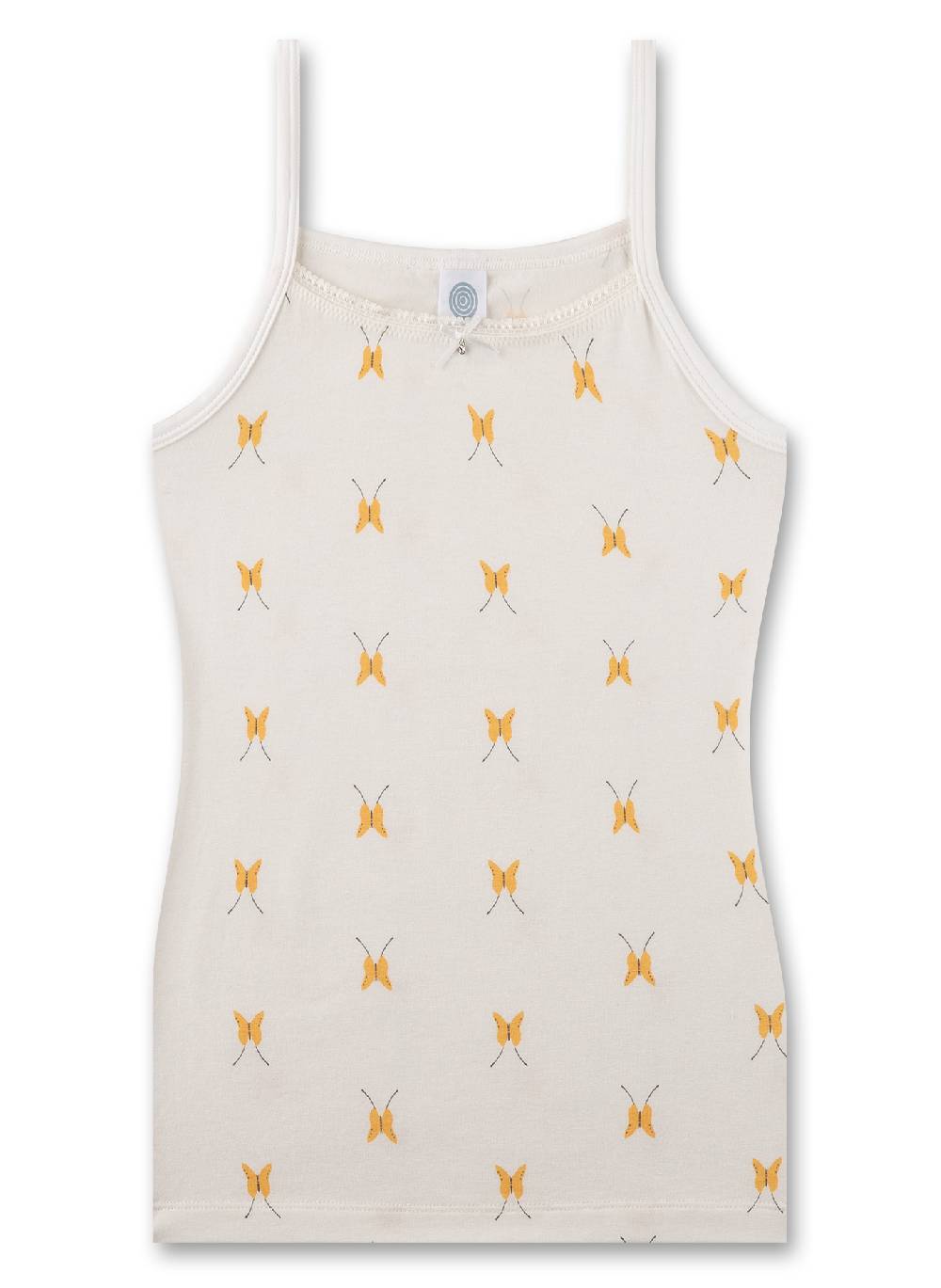 Sanetta Mädchen-Unterhemd Off-White
