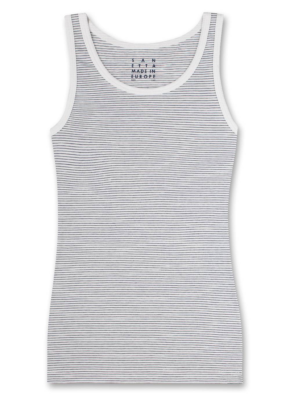 Sanetta Mädchen-Unterhemd Off-White