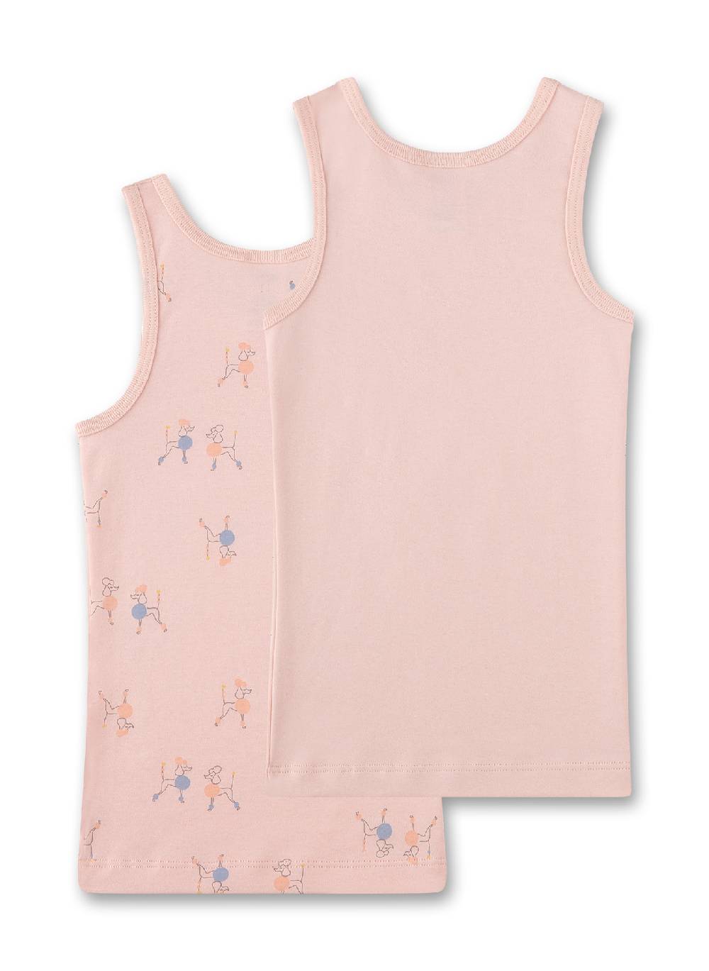 Sanetta Mädchen-Unterhemden (Doppelpack) Rosa