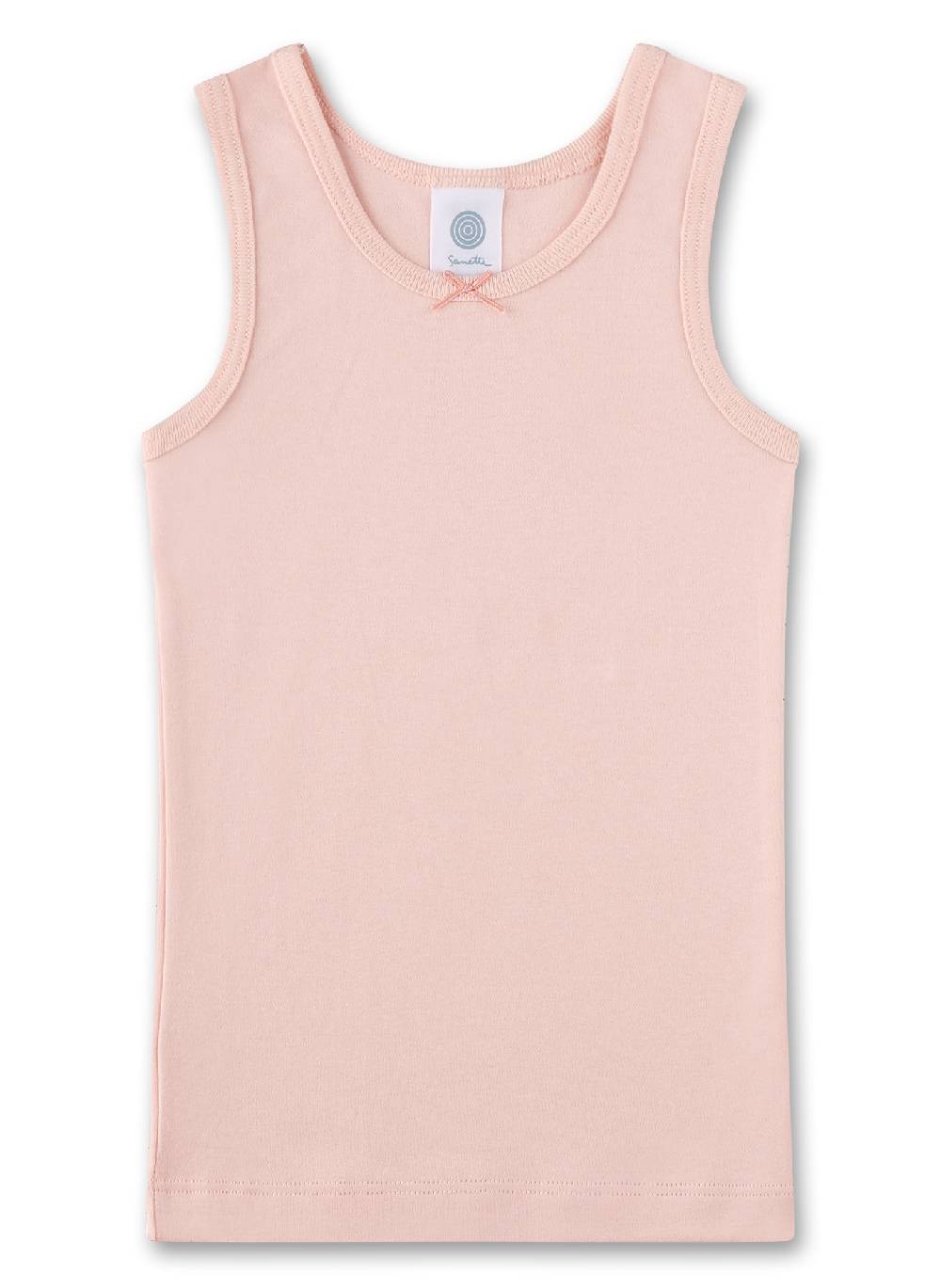 Sanetta Mädchen-Unterhemden (Doppelpack) Rosa