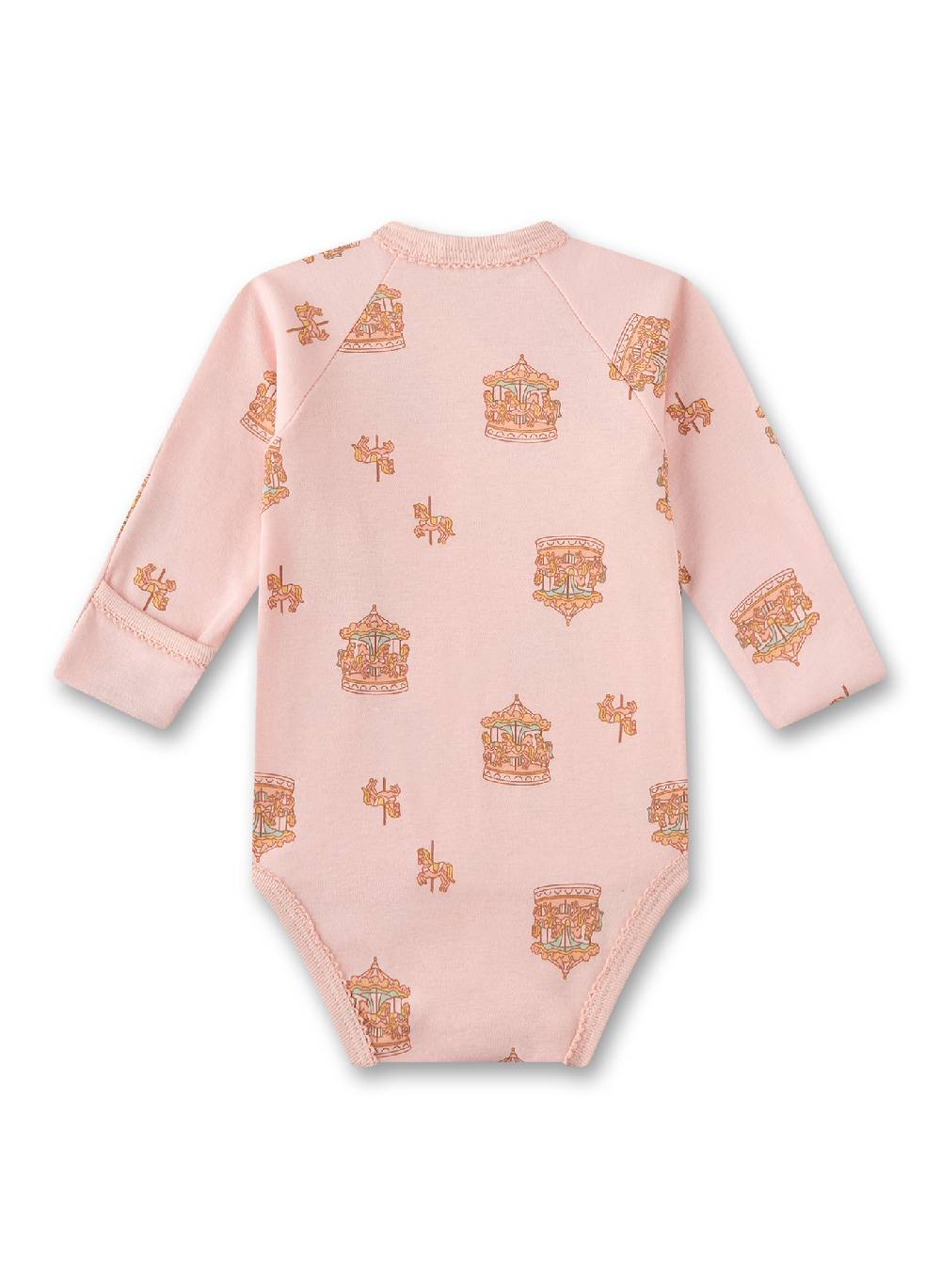 Sanetta Mädchen-Wickelbody Rosa