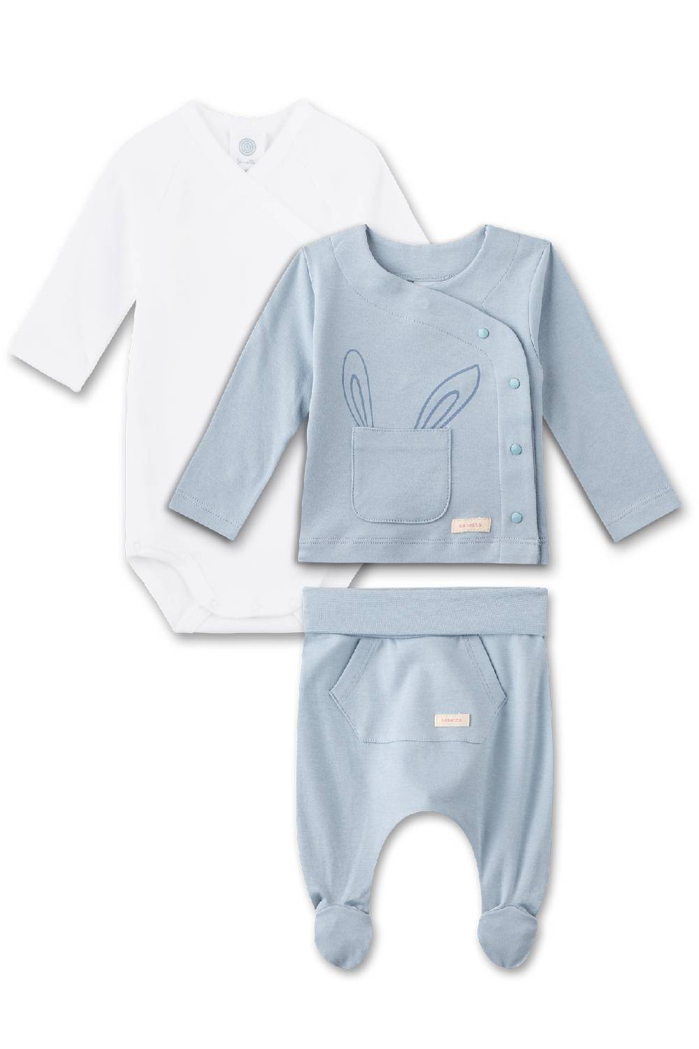 Sanetta New Born Set (Mini) Hellblau