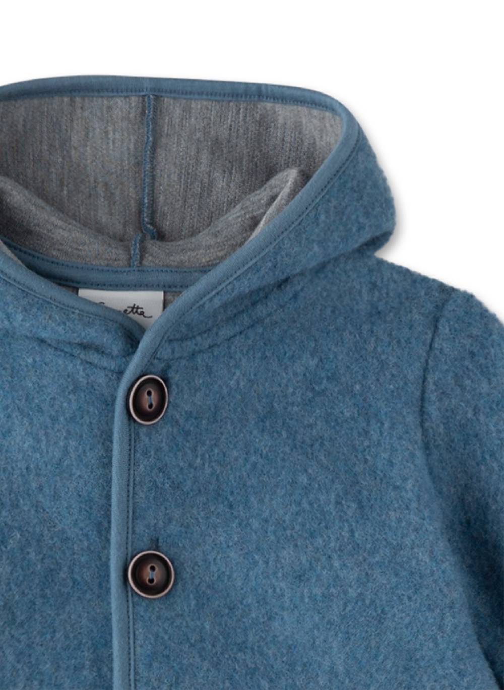 Sanetta Outdoor-Overall Aus Wolle Blau