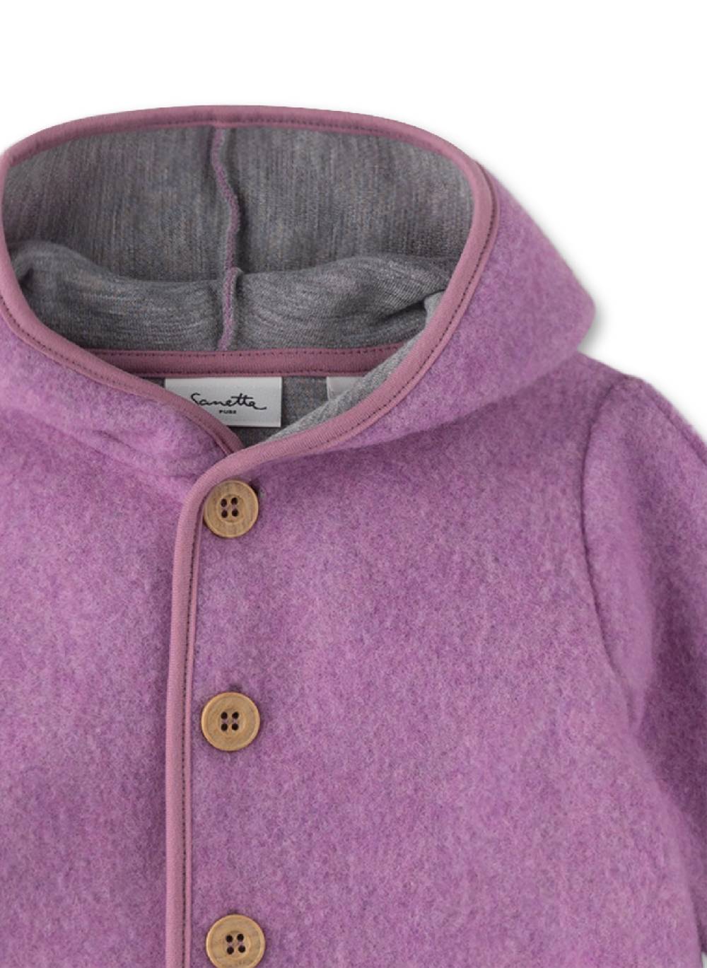 Sanetta Outdoor-Overall Aus Wolle Lila