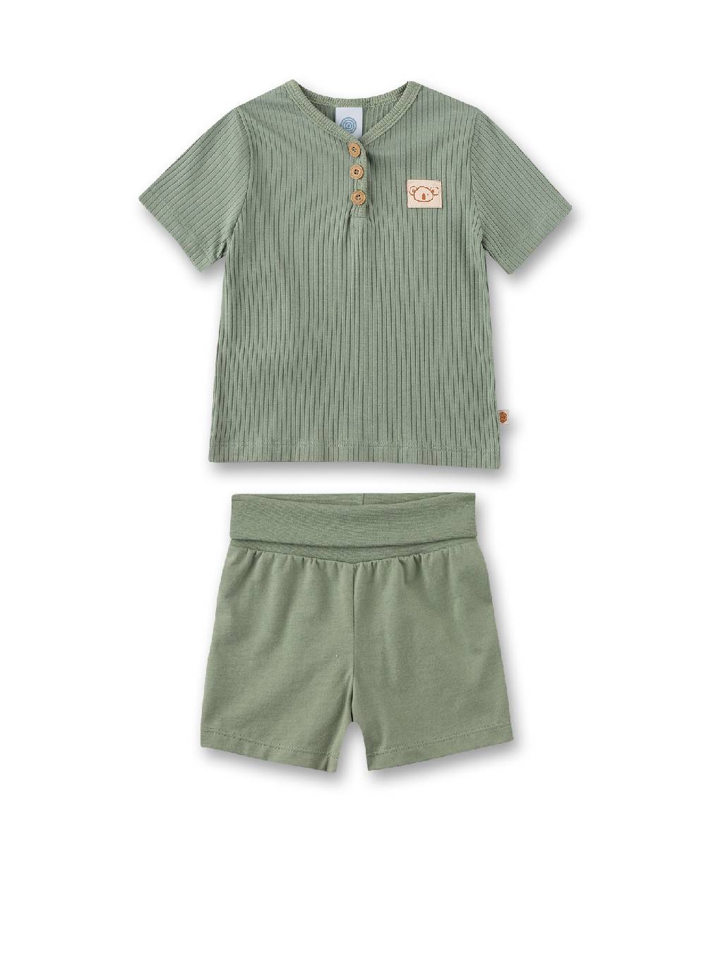 Sanetta Schlafanzug kurz Grün