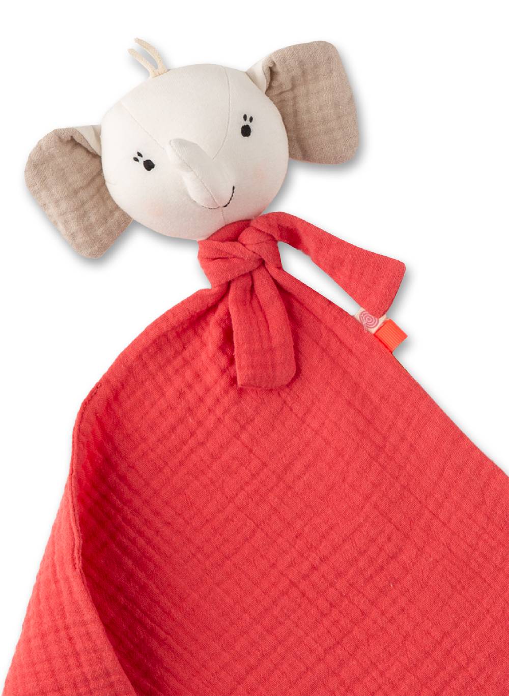 Sanetta Schmusetuch Mit Elefantenkopf Rot