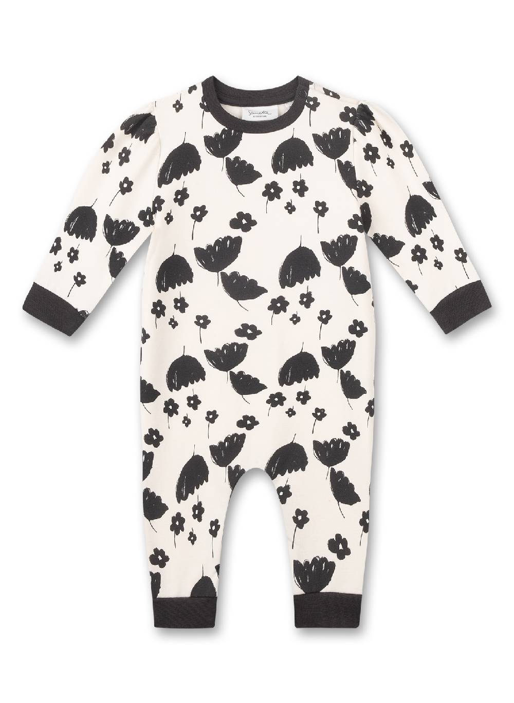 Sanetta Strampler Mädchen Off-White