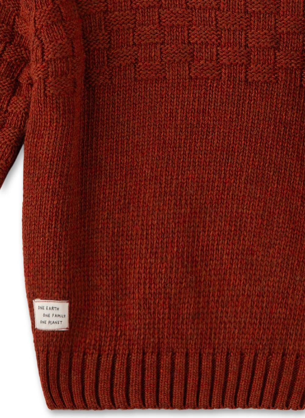 Sanetta Strick-Pullover Rot