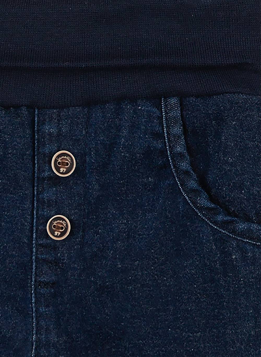 Sanetta Unisex-Jeanshose Gefüttert