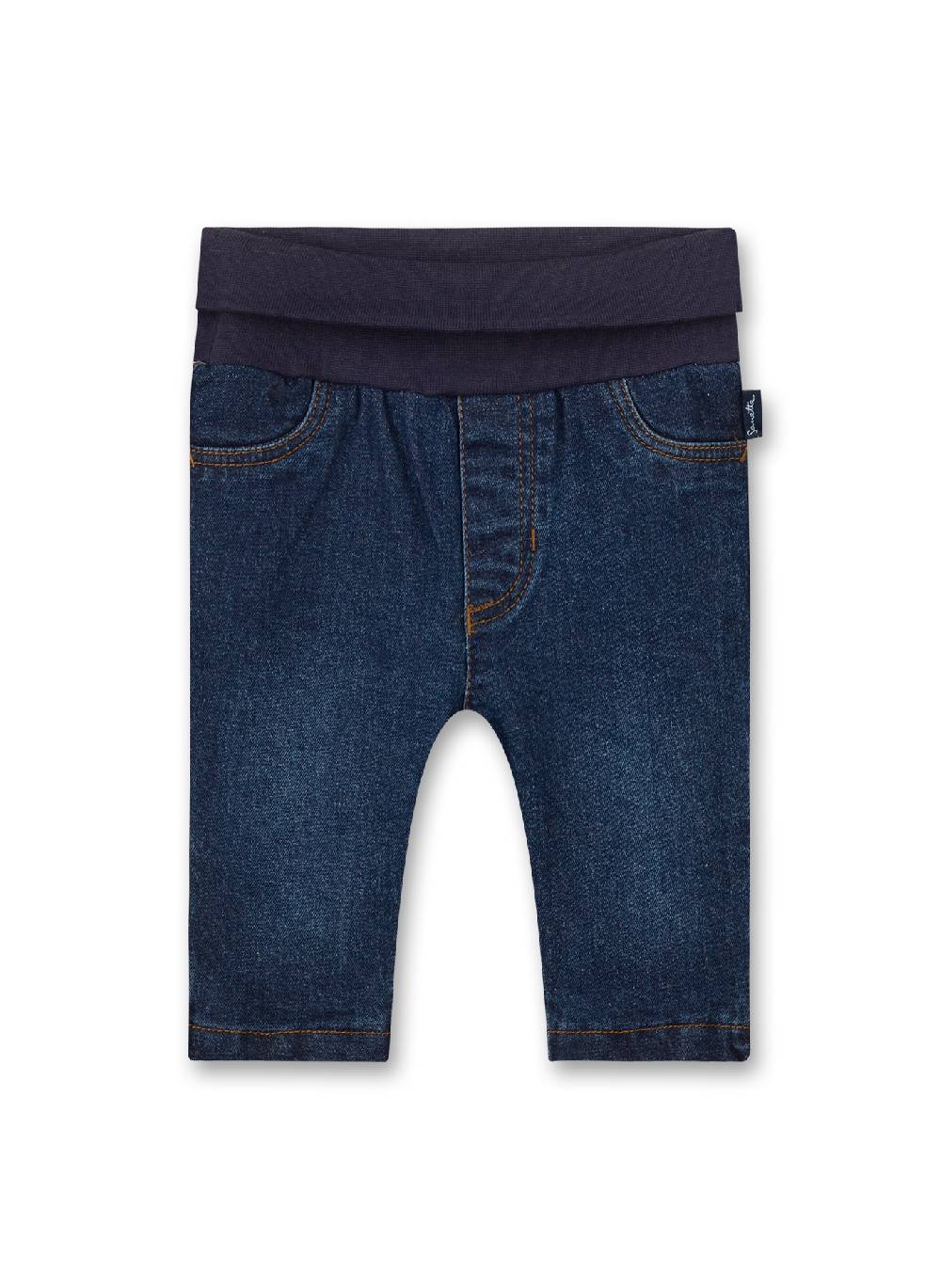 Sanetta Unisex-Jeanshose gefüttert Dunkelblau