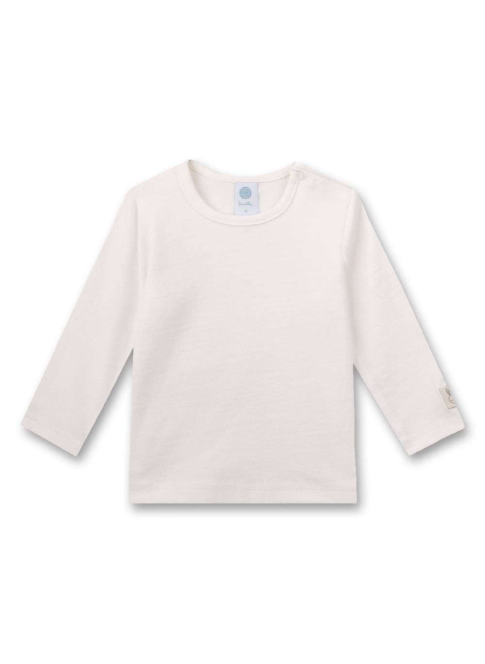 Sanetta Unisex-Langarmshirt Beige