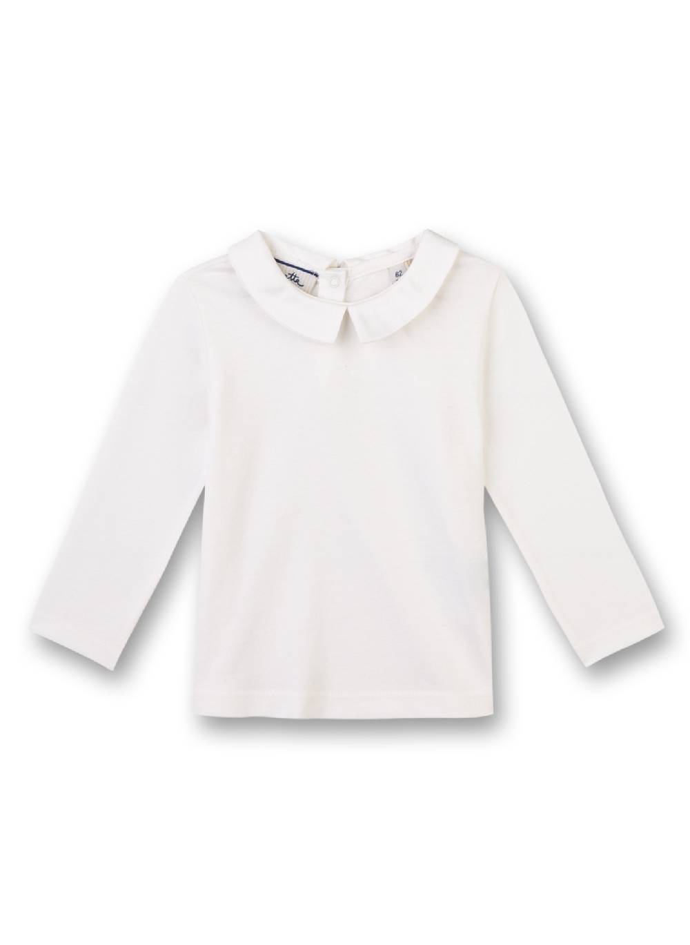 Sanetta Unisex-Langarmshirt Off-White