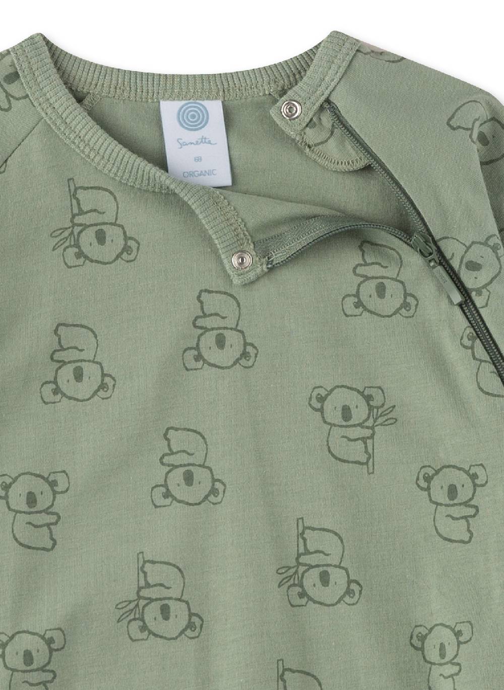 Sanetta Unisex-Overall Grün