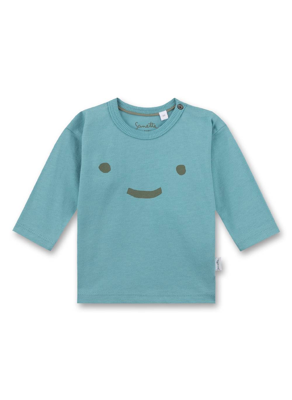 Sanetta Unisex-Shirt langarm Blau